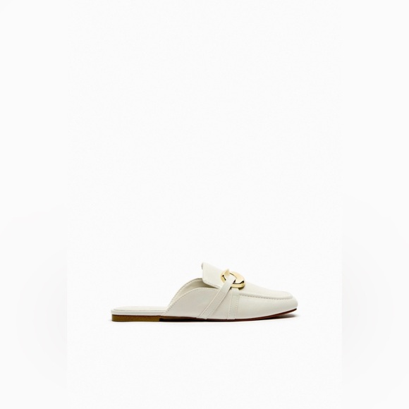 Metal embellished mule loafers. - Picture 3 of 5